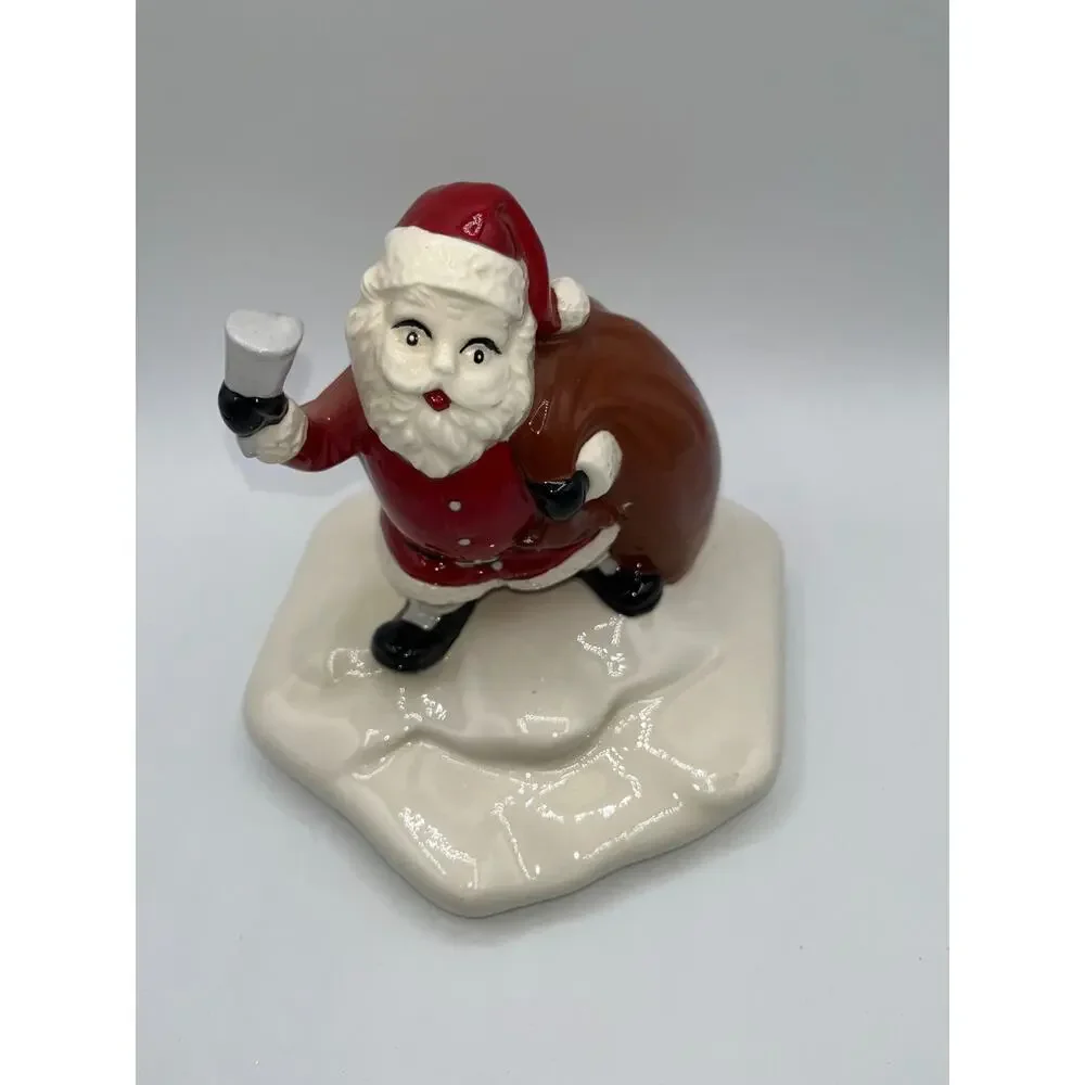 Vintage Japan Replacement Santa Claus Cookie Jar (LID ONLY) Replacement Top - Picture 3 of 16